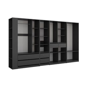 Vicco ŠATNÍKOVÁ SKRIŇA Elmo antracitová 50 x 200 cm Sada 5 kusov vyobraziť