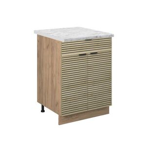 Vicco KUCHYNSKÁ SPODNÁ SKRINKA Fame-Line Dubový panel 60 cm so zásuvkou, AP mramor vyobraziť