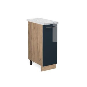 Vicco LEKÁRENSKÁ SKRINKA Fame-Line Tmavo modrá vysoký lesk 30 cm , AP Marble vyobraziť