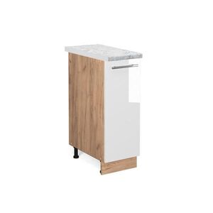 Vicco LEKÁRENSKÁ SKRINKA Fame-Line Biely vysoký lesk 30 cm , AP Marble vyobraziť