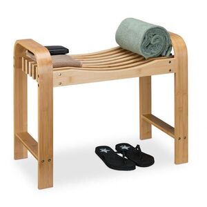 Relaxdays LAVICA Prírodná bambusová s držadlami 54 cm vyobraziť