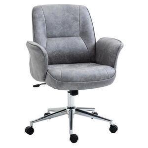 OKWISH KANCELÁRSKA stolička 67/69/92–102 cm svetlosivá z polyesteru ergonomická výškovo nastaviteľná s hojdacou funkciou vyobraziť