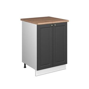 Vicco SPODNÁ SKRINKA POD DREZ Fame-Line, Antracitovo-zlatý vidiecky dom/biely, 60 cm vyobraziť