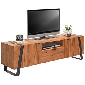 Landscape SKRINKA POD TV, divoký dub, čierna, farba duba, 172, 8/52/47 cm vyobraziť