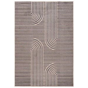 Mazovia KOBEREC sivý geometrický - 200 x 300 cm vyobraziť