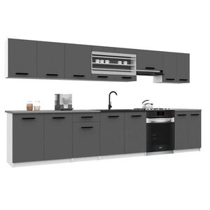 B BELINI GROUP KUCHYNSKÁ linka Italia 3 320 cm, s pracovnou doskou, sivá vyobraziť