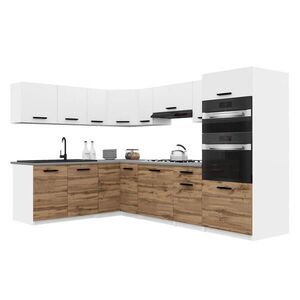 B BELINI GROUP KUCHYNSKÁ linka Italia 8 420 cm, s pracovnou doskou, biela/zlatohnedá matná vyobraziť