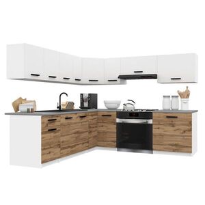 B BELINI GROUP KUCHYNSKÁ linka Italia 7 420 cm, s pracovnou doskou, bielo-zlatohnedá matná vyobraziť