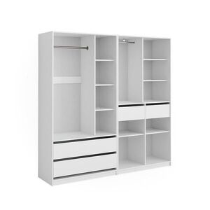 Vicco ŠATNÍKOVÁ SKRIŇA Elmo biely 200 x 200 cm Sada 2 ks vyobraziť