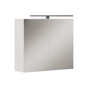 Vicco KÚPEĽŇOVÁ ZRKADLOVÁ SKRINKA Lavio biely 70 x 60 cm s LED osvetlením vyobraziť