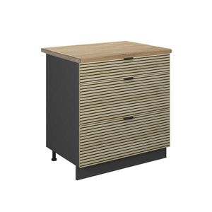 Vicco KUCHYNSKÁ SPODNÁ SKRINKA Fame-Line Dubový panel 80 cm s 3 zásuvkami, dub AP vyobraziť