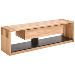 Linea Natura NÍZKA KOMODA, dub, čierna, farba duba, 171/50/45 cm vyobraziť