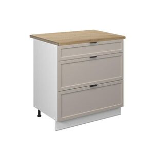 Vicco KUCHYNSKÁ SPODNÁ SKRINKA Fame-Line GreyBeige 80 cm s 3 zásuvkami, dub AP vyobraziť
