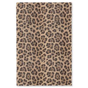 OnlyWow KOBERCE - Leopard - Kabát - Klasický - Hnedý - 150x230 cm vyobraziť