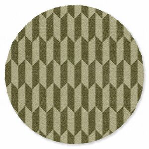 OnlyWow KOBERCE - Vzor - abstraktný - zelený - lietadlá - 150x150 cm vyobraziť