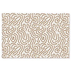 OnlyWow KOBERCE - Minimalistický - Vzor - Terakota - 200x140 cm vyobraziť