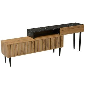 Urban Meuble KOMODA, s schwarzem marmor-effekt, 3 zásuvkami vyobraziť