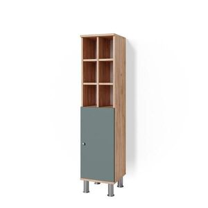 Vicco MIDI SKRINKA Fynn zelená 30 x 130.6 cm veľké dvere vyobraziť