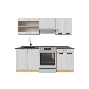 Vicco KUCHYNSKÝ KÚT R-Line Biely vidiecky dom/zlatý dub 200 cm , AP Antracit vyobraziť
