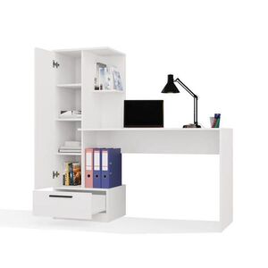 RAUMHIRSCH FURNITURE PÍSACÍ STÔL Biely 143/140/50 vyobraziť