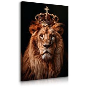 Muralo OBRAZ NA PLÁTNE Lev Kráľ Abstrakcia 3D Efekt 50 x 70 cm vyobraziť