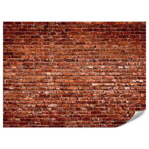 Muralo FOTOTAPETA Pre Obývaciu Izbu Stará Červená Tehlová Stena Rustikálna 150 x 105 cm vyobraziť
