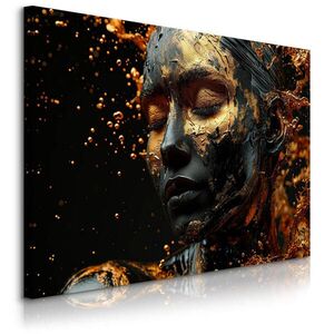 Muralo OBRAZ NA PLÁTNE do Obývačky Portrét Ženy Abstrakcia Glamour 3D 100 x 70 cm vyobraziť