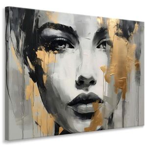 Muralo OBRAZ NA PLÁTNĚ Žena PORTRÉT Abstrakce Glamour 120 x 80 cm vyobraziť