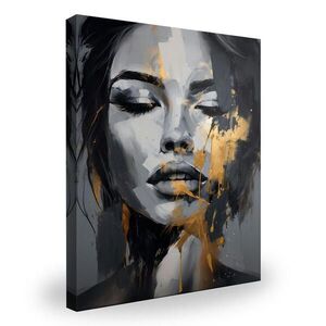 Muralo OBRAZ NA PLÁTNE Žena Portrét Abstrakcia Glamour 30 x 40 cm vyobraziť