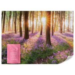 Muralo FOTOTAPETA Les Kvety Východ Slnka Krajina 3D 200 x 140 cm vyobraziť