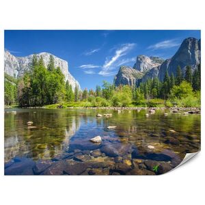 Muralo FOTOTAPETA Pre Obývaciu Izbu Yosemitský Národný Park Panoráma Hory 400 x 280 cm vyobraziť
