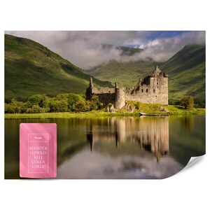Muralo FOTOTAPETA Zrúcanina Hradu Kilchurn Jazero Krajina 3D 200 x 140 cm vyobraziť