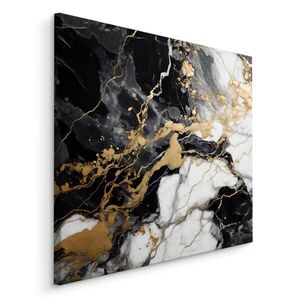 Muralo OBRAZ NA PLÁTNE Mramor Vzor Abstrakcia Glamour 90 x 90 cm vyobraziť