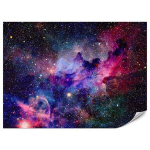 Muralo FOTOTAPETA Pre Študentskú Izbu Farebná Hmlovina Kozmos Galaxia 250 x 175 cm vyobraziť