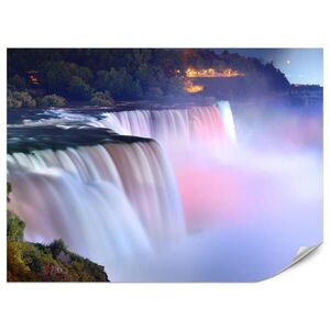 Muralo FOTOTAPETA Pre Obývaciu Izbu Hmlové Niagarské Vodopády Stromy Príroda 350 x 256 cm vyobraziť