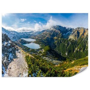 Muralo FOTOTAPETA Pre Obývačku Dolina Piatich Poľských Jazier Hory 500 x 350 cm vyobraziť