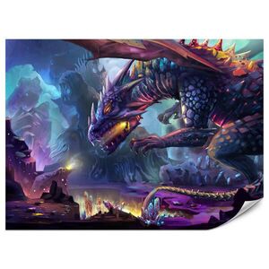 Muralo FOTOTAPETA Pre Študentskú Izbu Fantastický Drak Magický Svet 450 x 315 cm vyobraziť