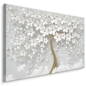 Muralo OBRAZ NA PLÁTNE Abstraktný Strom Kvety Glamour Štýl 100 x 70 cm vyobraziť