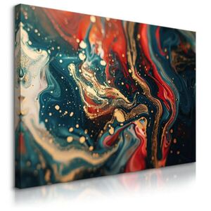 Muralo NÁSTENNÝ OBRAZ Pre Kanceláriu MRAMOR Moderná Abstrakcia Glamour Štýl 40 x 30 cm vyobraziť