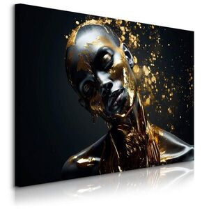 Muralo OBRAZ NA PLÁTNE do Obývačky Abstraktný Portrét Ženy Glamour 100 x 70 cm vyobraziť