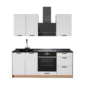 Vicco SAMOSTATNÁ KUCHYŇA Fame-Line, Biely vidiecky dom/Dub Goldkraft, 190 cm, AP Antracit vyobraziť