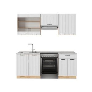 Vicco KUCHYNKA Fame-Line Biely vidiecky dom 200 cm , AP Marble vyobraziť