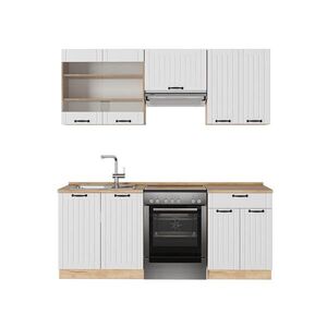 Vicco KUCHYNKA Fame-Line Biely vidiecky dom 200 cm , AP Oak vyobraziť