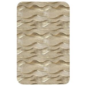 OnlyWow PREDLOŽKA PRED WC Vlny - vzor - zlaté 50x80 cm vyobraziť