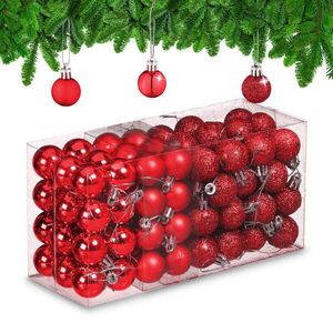 Relaxdays GULE Červená 96-dielny-set plast 4x3 cm vyobraziť
