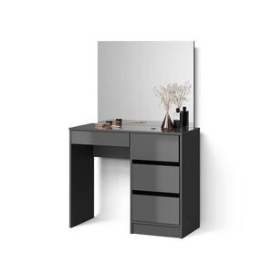 Livinity® TOALETNÝ STOLÍK Imola, antracitová, 90 cm so zrkadlom vyobraziť