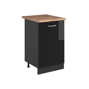 Vicco KUCHYNSKÁ SPODNÁ SKRINKA R-Line, Čierny vysoký lesk/antracitová, 50 cm Goldkraft tammi työtaso vyobraziť