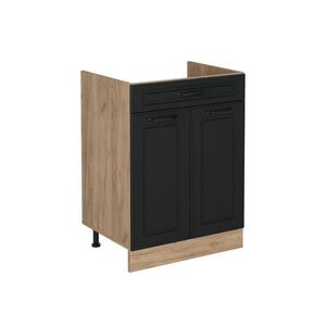 Vicco KUCHYNSKÁ SPODNÁ SKRINKA R-Line, Antracitový vidiecky dom/Dub Goldkraft, 60 cm so zásuvkou bez pracovnej dosky vyobraziť