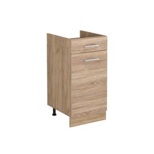 Vicco KUCHYNSKÁ SPODNÁ SKRINKA R-Line, Sonoma/Dub Goldkraft, 40 cm bez pracovnej dosky vyobraziť