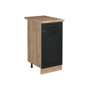 Vicco KUCHYNSKÁ SPODNÁ SKRINKA R-Line, Antracitový vidiecky dom/Dub Goldkraft, 40 cm Goldkraft tammi työtaso vyobraziť